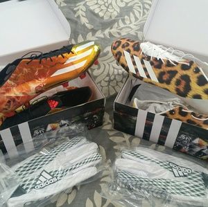 Adidas Adizero Cleats and Gloves